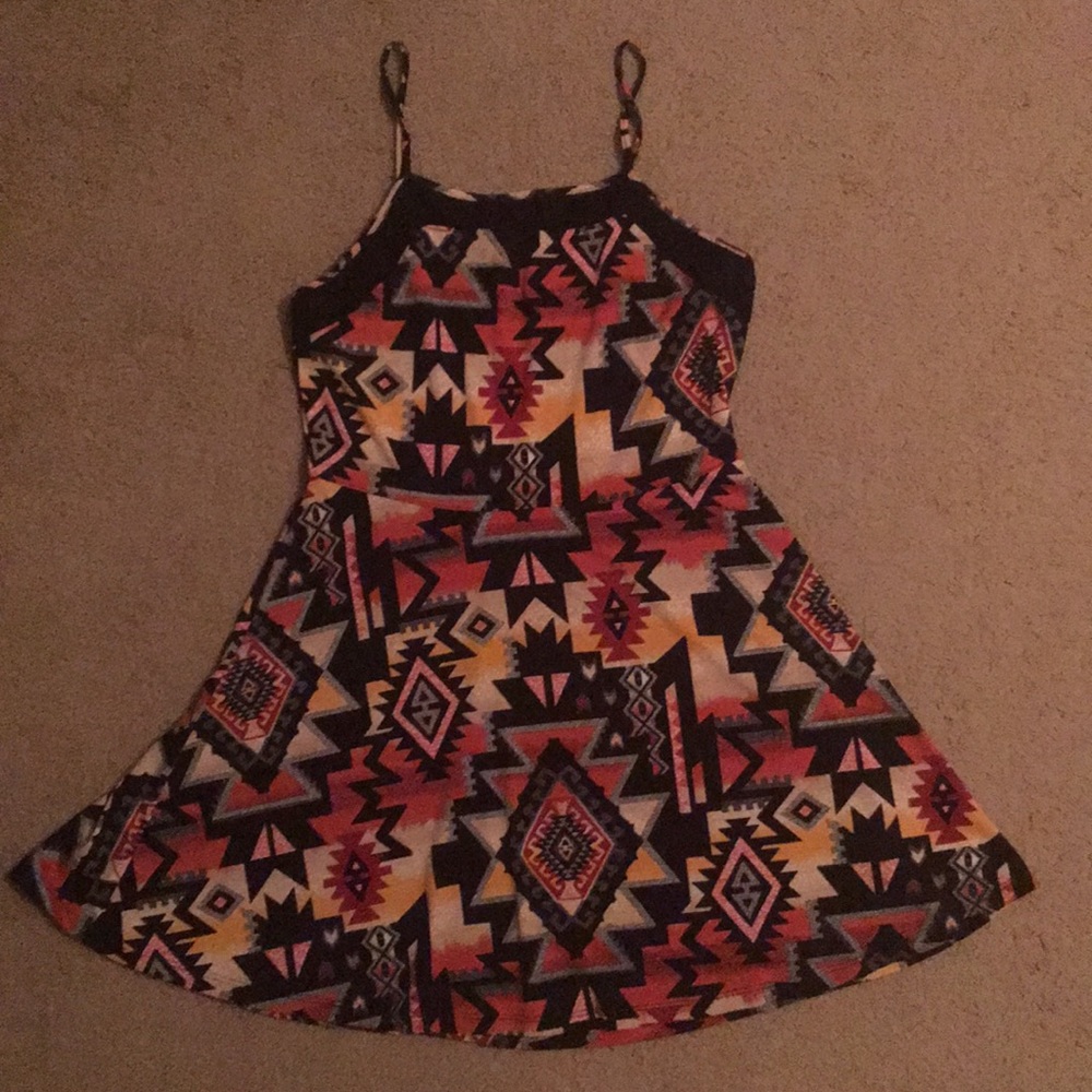 Aztec Print Dress